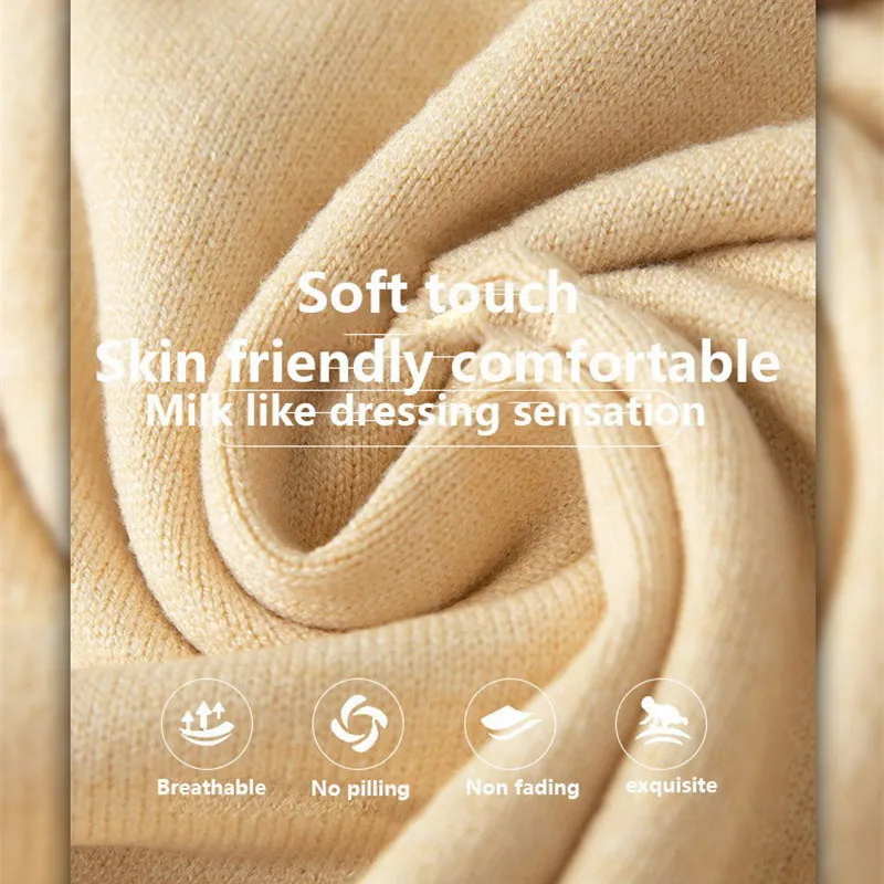 Men Mink Cashmere Sweater V-Neck Cold Resistant Pullovers Shirt Korean Popular Clothes Long Sleeve High-End Woolen  Jumpers 4XL 4