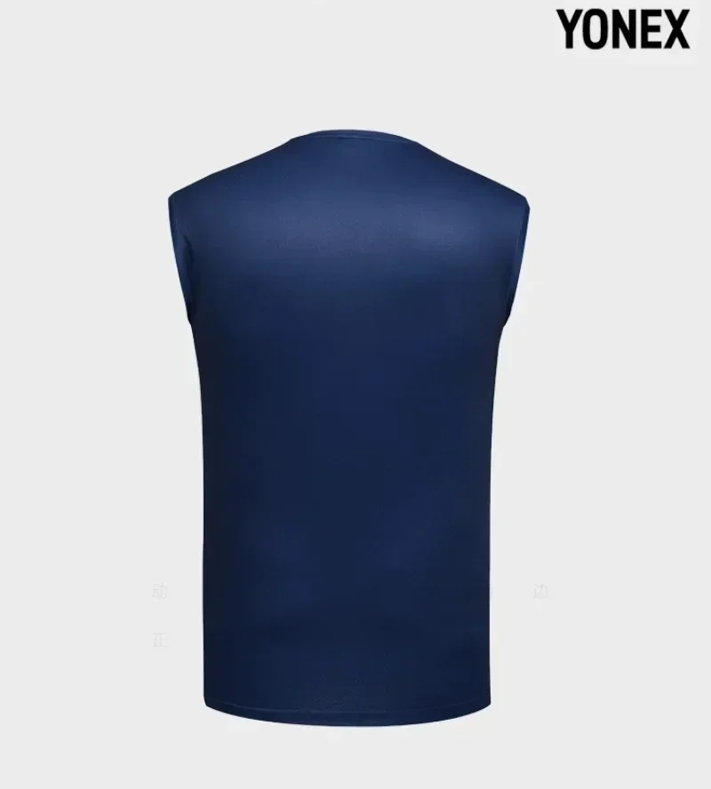 YONEX Badminton Jersey Sleeveless Vest for Men and Women Quick-drying Breathable Sweat-absorbing Training Clothing
