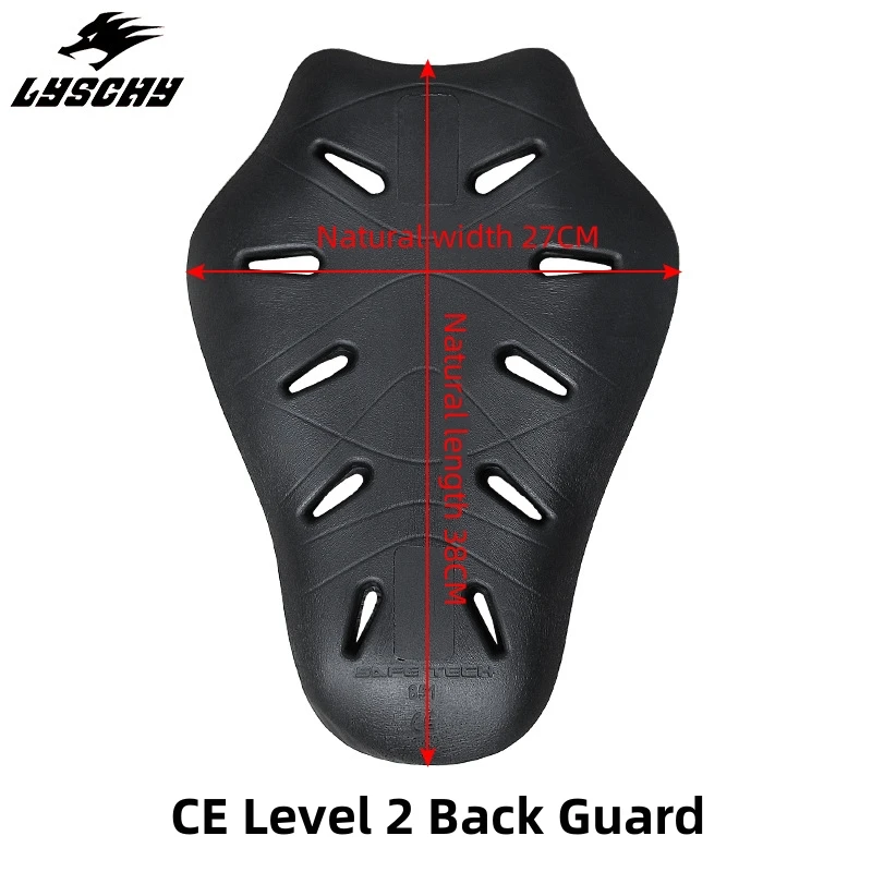 LYSCHY Motocross Jacket Back Spine Protector Moto Accessories Motorcycle Back Guard Jacket Liner CE2 Protector