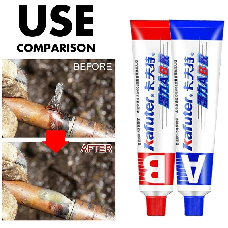 Kafuter 16/70g A+B Glue Acrylate Structure Glue Special Quick-Drying Glue Glass Metal Stainless Waterproof Strong Adhesive