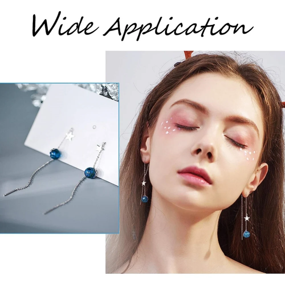 10 stücke 60/80/100mm Edelstahl Tropfen Ohrring Gewinde Für DIY Hypoallergen Quaste Ohrhaken Schmuck Machen liefert Zubehör – Detail 8