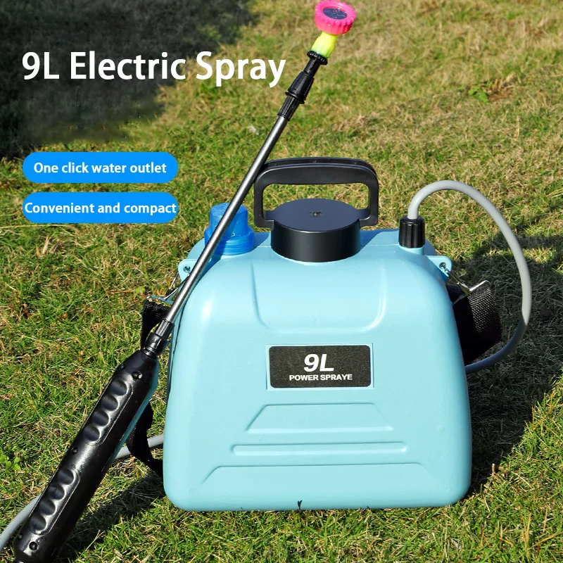 9L household electric spray high-pressure pesticide spray backpack garden garden tools