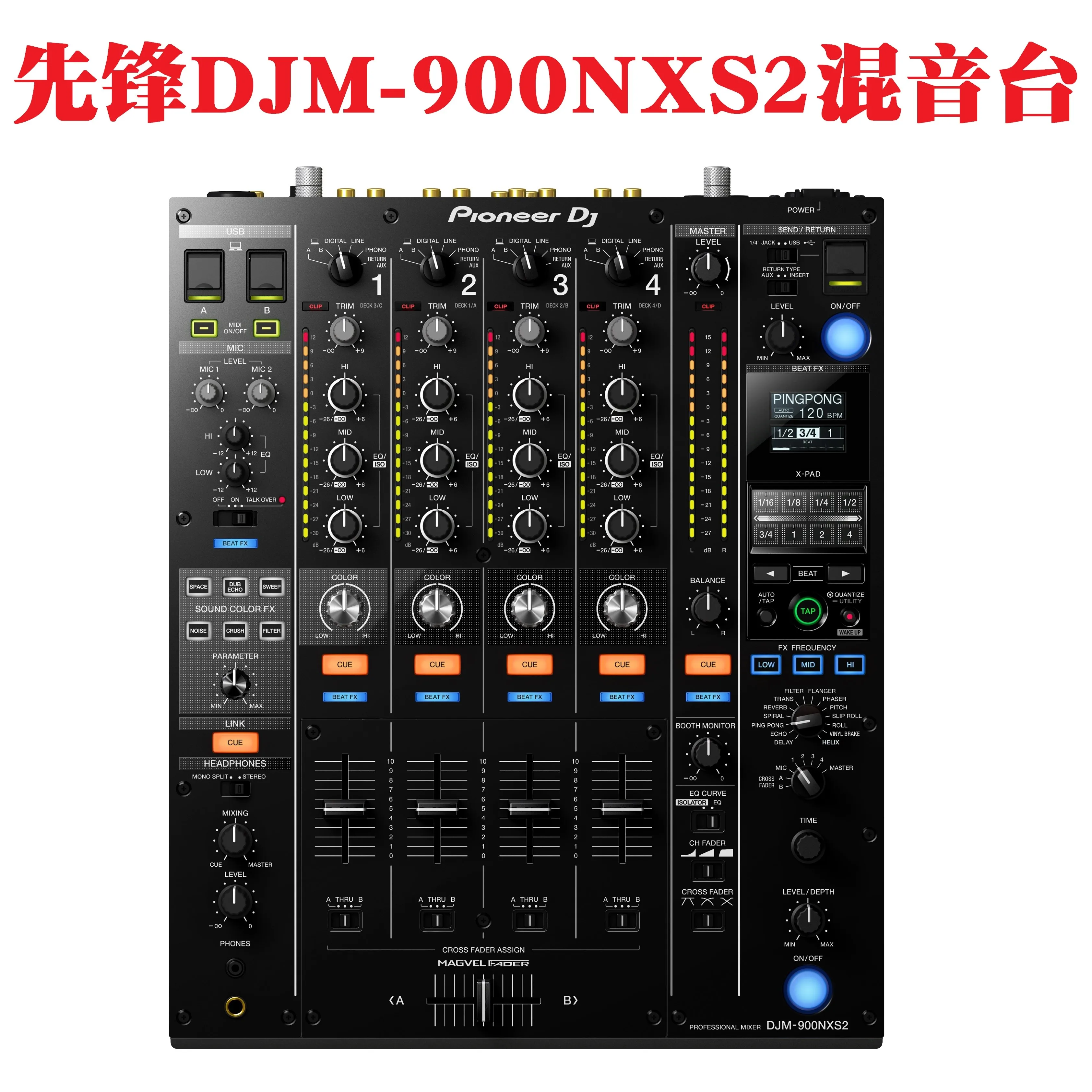 Pioneer DJM-900NXS2 Knob Cap, Potentiometer, Fader, Housing