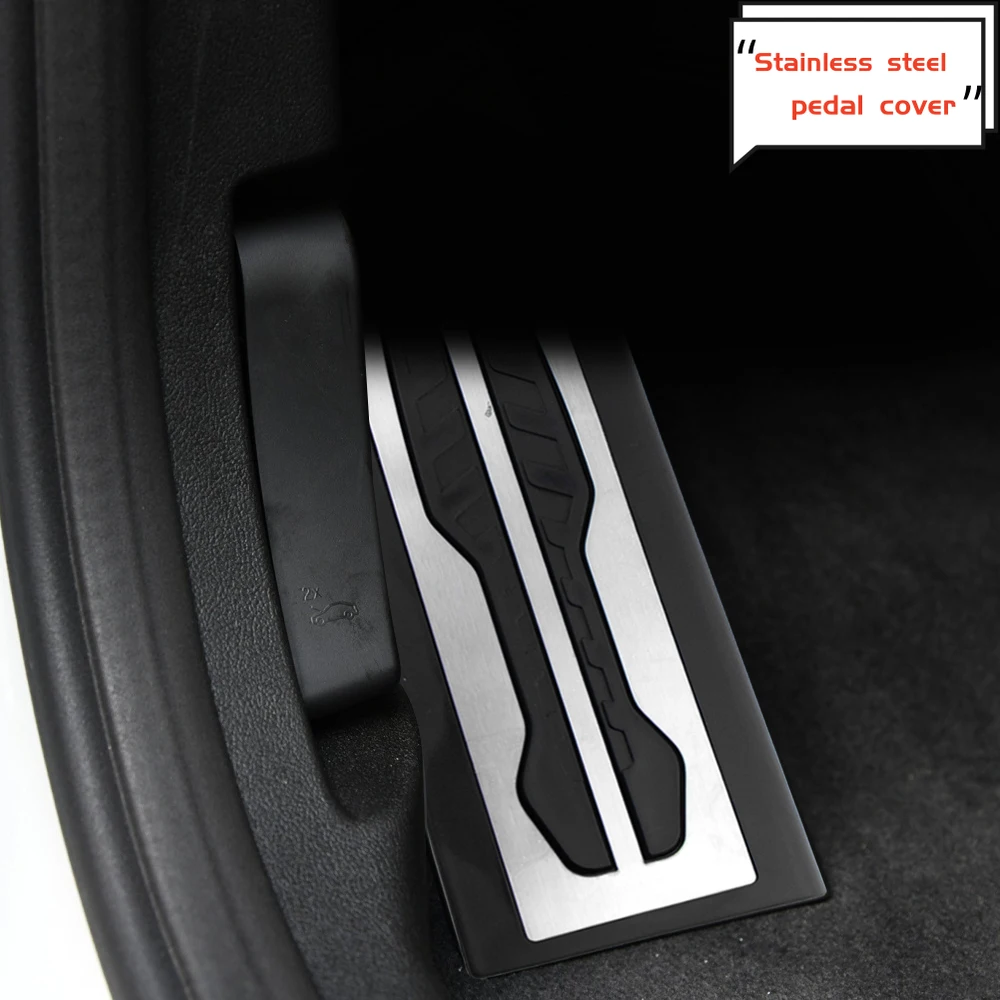 Set Pedali Auto In Acciaio Inox Per BMW X3 G01 / X4 G02 (2019-2023) - Pedaliera Con Poggiapiedi, Freno E Acceleratore (AT O MT)