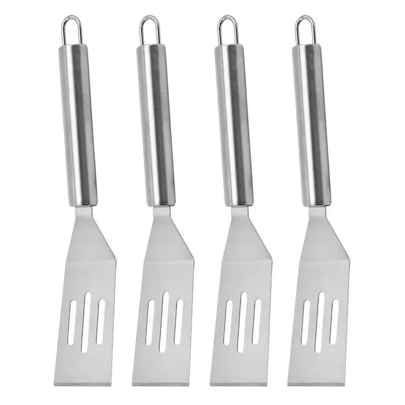 Spatula Turner Pie Server Slotted Egg Cooking Pancake Metal Pizza Fish Bbq Grill Flat Camping Burger Flipper Grilling Stainless pancake spatula