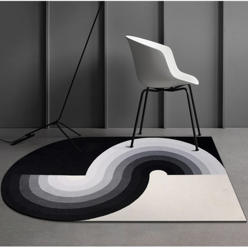 Special-Shaped Thickened Carpet, Irregular Carpet, Living Room, Sofa, Coffee Table, Bedroom, Bedside, Home Decoration, Plush Rug 2