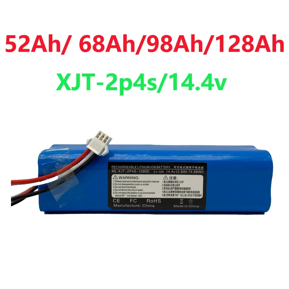 

14.4V 5200/12800 mAh 18650 M26 4S2P Lithium ion Battery Pro M9 Pro M8 Pro M7 R1 Rechargeable Lithium ion Robot Vacuum Cleaner