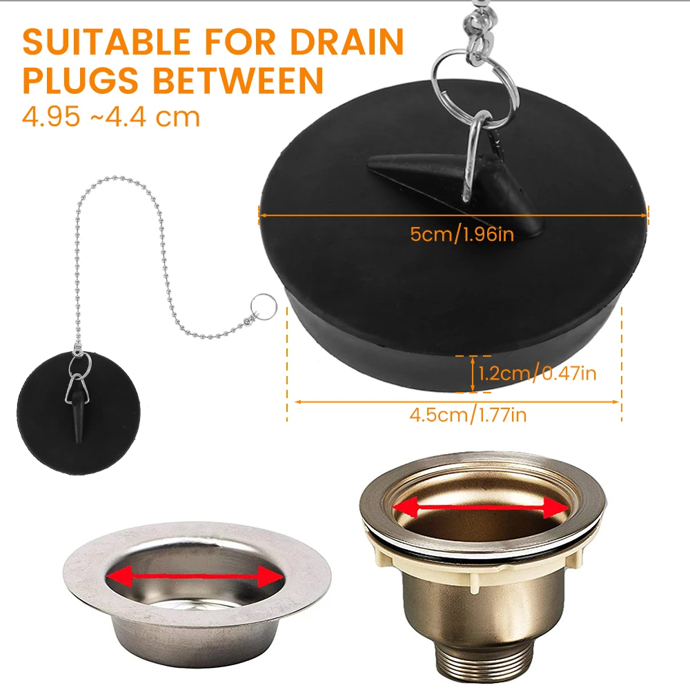 Bouchon De Vidange Attrape-cheveux - Protège-évier En Silicone Pour Douche, Baignoire, Cuisine | 3 Couleurs, Universel