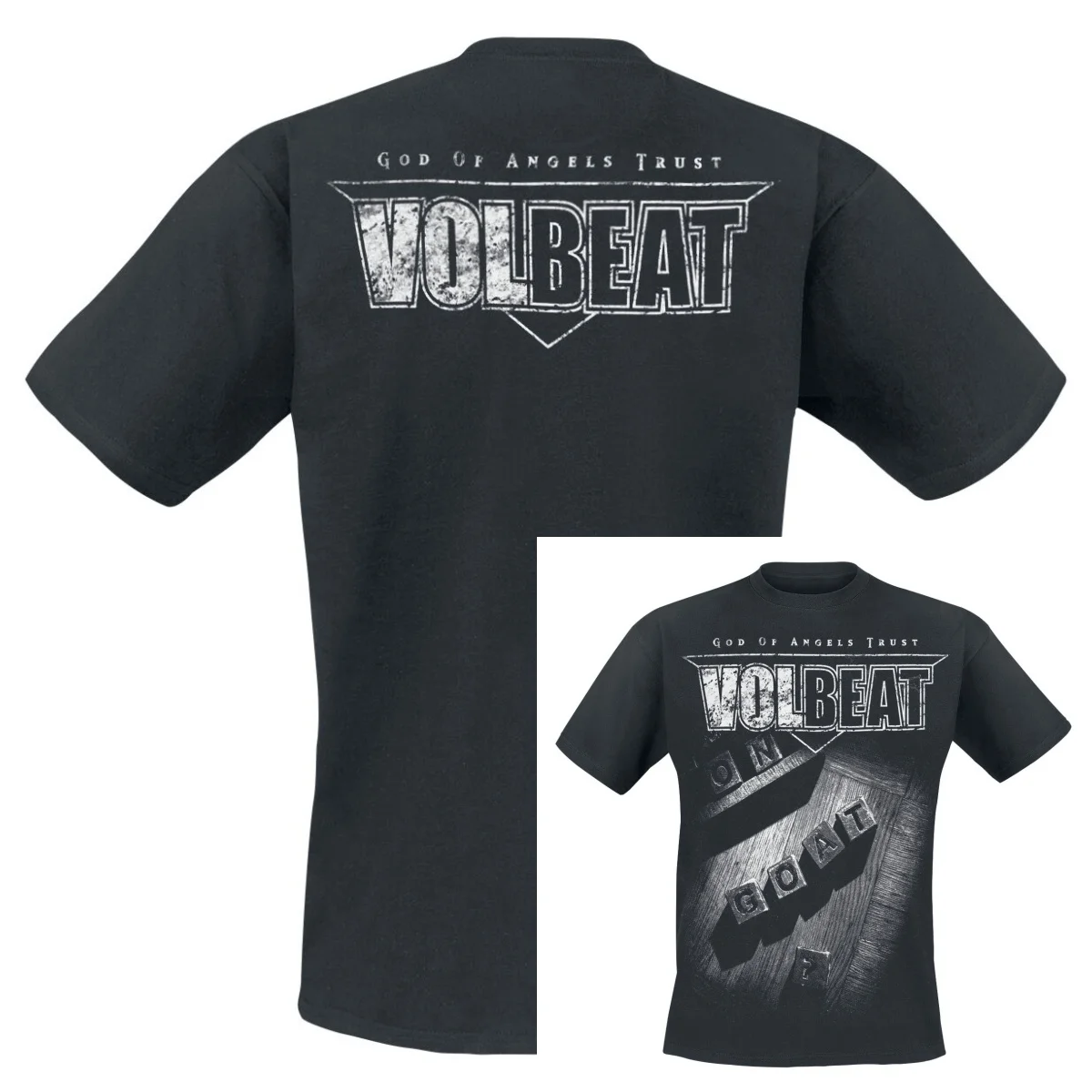 Sommerliches Volbeat-Grafik-Baumwoll-Band-Shirt, Unisex, Sommer, kurzärmelig, modisches Marken-T-Shirt, luxuriös, lässig, Vintage – Detail 3
