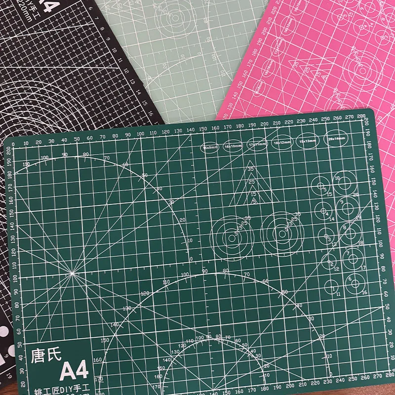 A4 자가복원 커팅 매트, 300x220mm PVC 공예용 커팅 보드 (스크랩북킹, 모형 제작 및 DIY용)