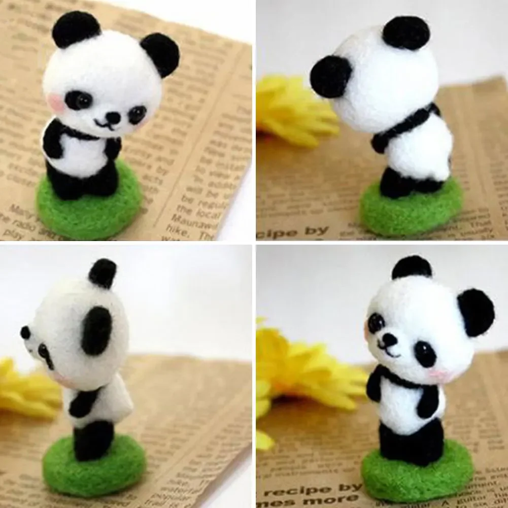 Cute Animal Wool Felting Kit for Handmade DIY Craft