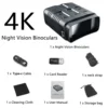 4K Night Vision Binoculars Device 10x Digital 800m Full Dark 8W Infrared WiFi Telescope Goggles For Hunting Camping Video Record 6