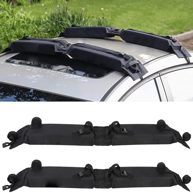 𝗕𝗮𝗿𝗿𝗮𝘀 𝗱𝗲 𝗧𝗲𝗰𝗵𝗼 𝗦𝘂𝗮𝘃𝗲𝘀, Baca Portaequipajes de Coche  Universal para Viajes, Almohadillas Plegables Blandas para Equipaje, Barra  Portátil para Transportar. - AliExpress