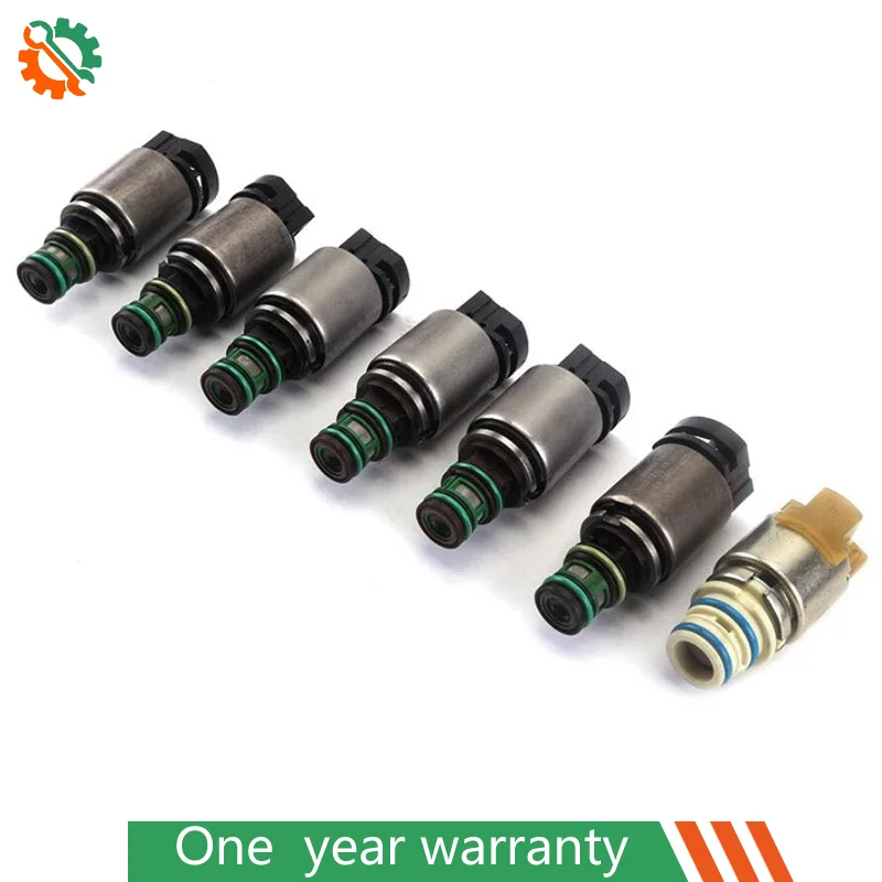 

Transmission Valve Body Solenoid 7 Pieces 6R60 for Ford F150 Mountaineering Explorer 2011-2017 6R80 AL3P-7G276-AF Auto Parts