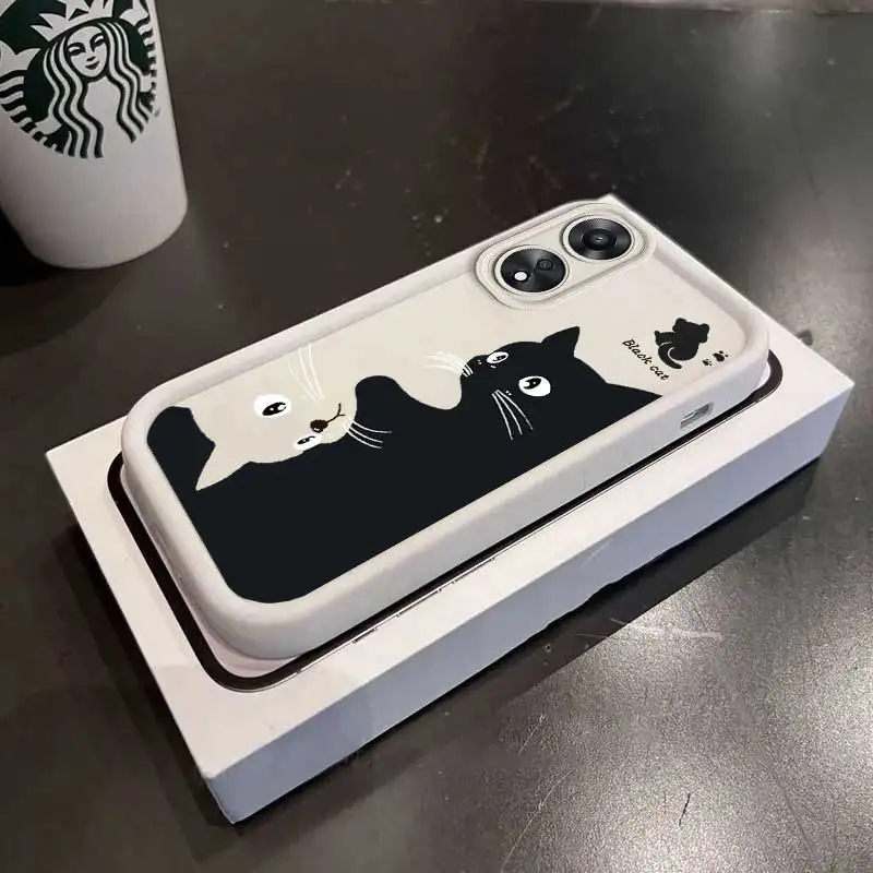 Elegant Taichi Cat Sky Eye Ladder Design Phone Case Cover
