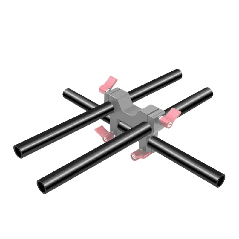 Camera Accessories Camera Bracket Camera Clamp 2PCS Aluminum Alloy Rods with M12 Screw Hole for DSLR 15mm Rod Rig Clamp