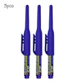 3 pens blue