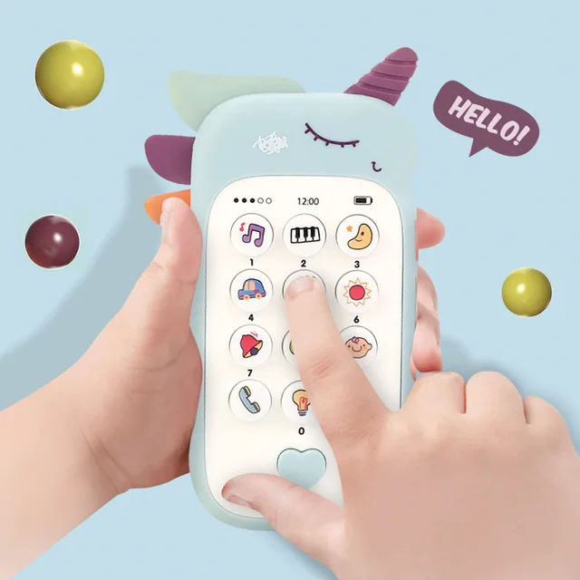 Baby Phone Toys Smart Fake Phone for Kids Learning Educational Toys Gift Children Toddlers Music Sound Mobile Phone Teething Toy 1