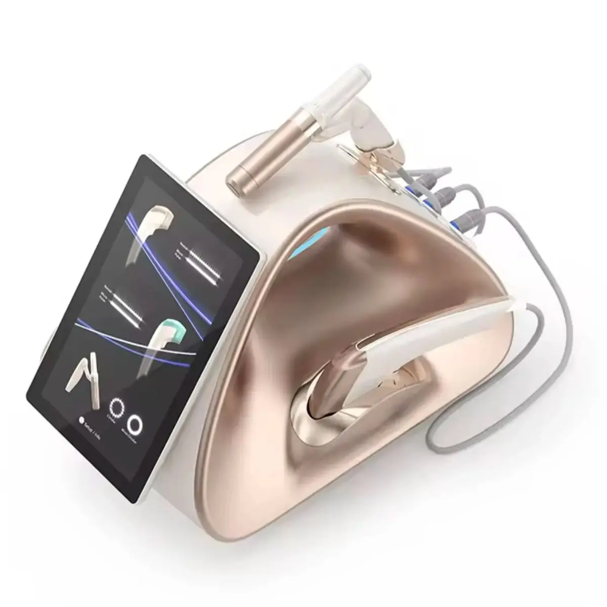Máquina de SPA de belleza 12D TT con 10 cartuchos y 3 asas