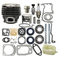 52mm Cylinder Piston Bearing Gasket Carb Kit For Husqvarna 272XP 61 268 272 XP Chainsaw Big Bore Chrome Plated Spare Part 1
