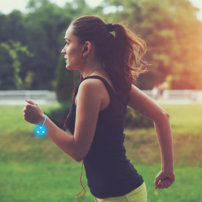 Outdoor Silicone Backpack Lights, 3 LED, Hiking Highlight, Night Running Lighting, Portable Rear Bicycle Taillight for Runners