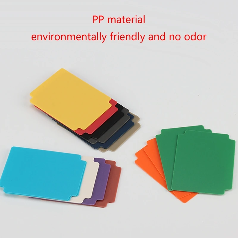12Pcs Multicolor Frosted Card Separator with Tabs for Game Cards, Cards Page Dividers Trading Card Page Dividers Pack