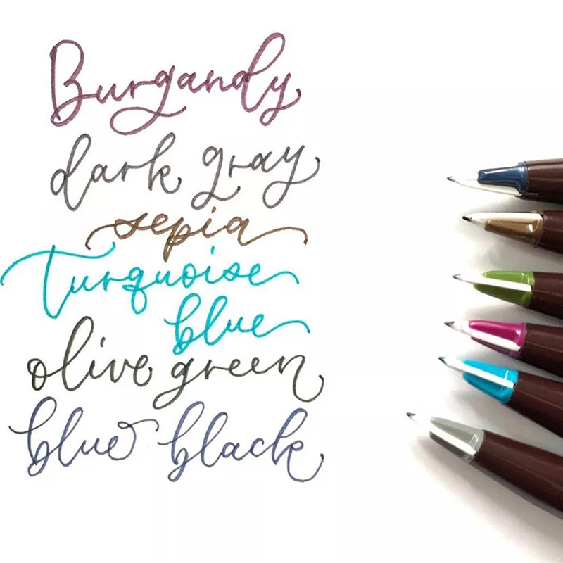 Pentel Color Sketch Pen - Versatile Signature & Hand-Painted Design Pen with Resin Nib, Multiple Color Options