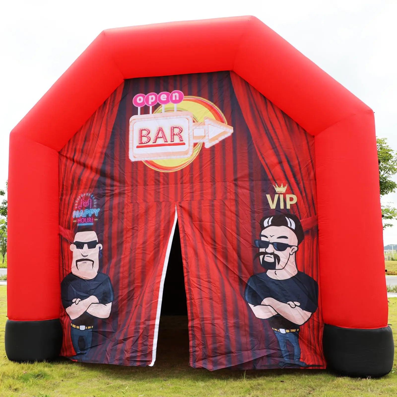 Hire Blow Up Gazebo Large Red Inflatable Wedding Tent Square