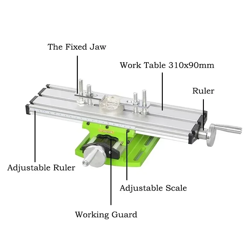 Multifunctional Cross Table Holder Sliding Table Drilling Machine Milling Machine Electric Drill Stand Bench Drill Mini Stand 5