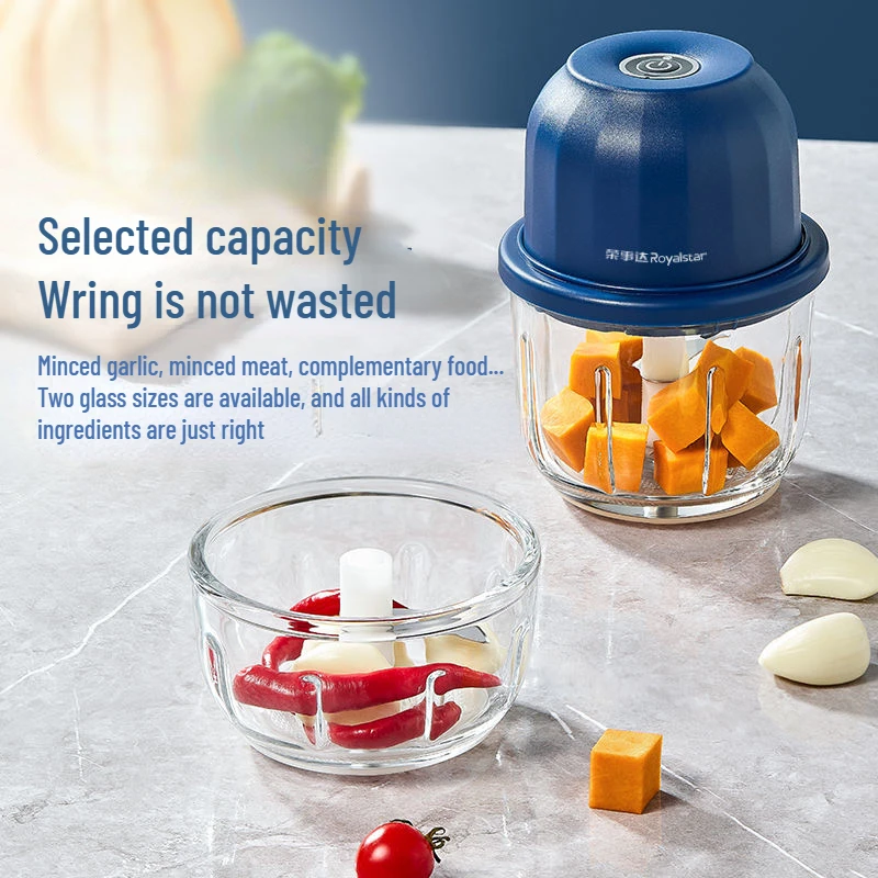 Royalstar Wireless Electric Special Garlic Puree Artifact Household Garlic Manual Meat Grinder Baby Complementary Food 2