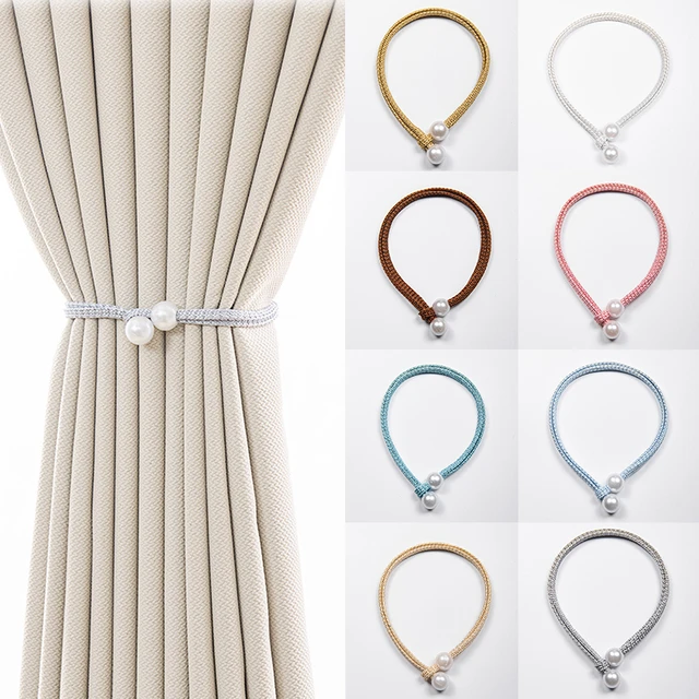 2PCS Magnetic Curtain Clip Curtain Holders Tie Back Buckle Clips Hanging  Ball Buckle Tie Back Curtain Decor Accessories - AliExpress