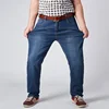 Classic Stretch Jeans Men Oversized Plus Size Big Denim Male Loose Elastic Pants 44 46 48 50 52 High Waisted Long Work Trousers 3