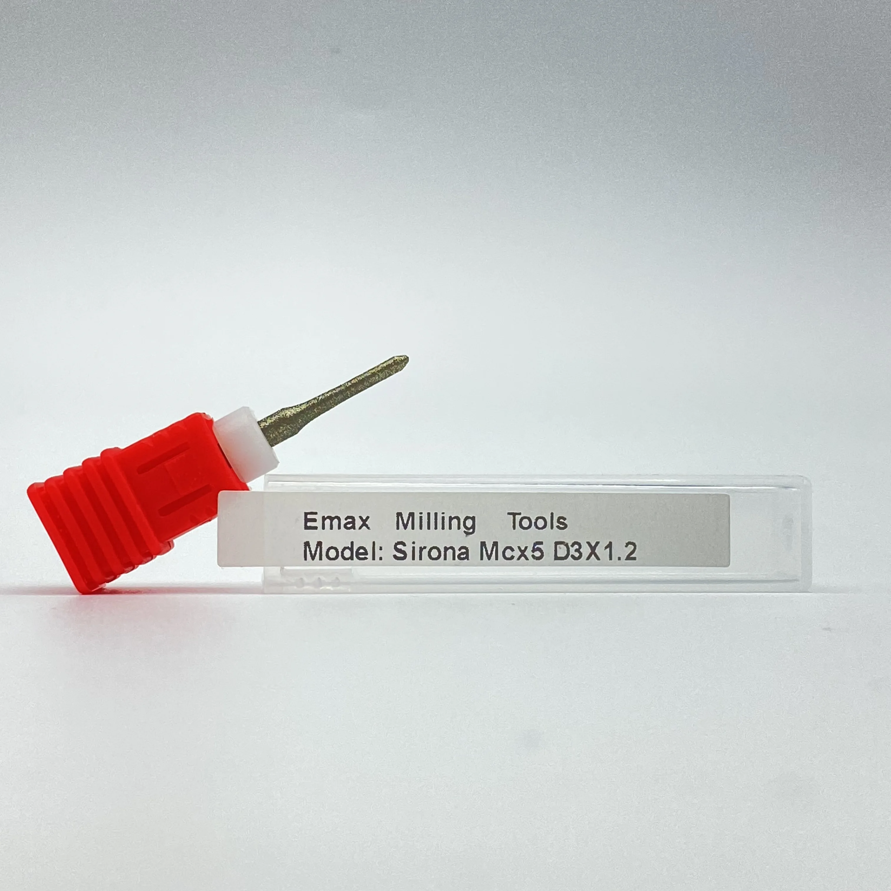 Sirona mcx5 schneider für glaskeramik länge 35mm 0,6 1,2 für den zahn labor gebrauch fräs werkzeuge mit sic beschichtung für emax – Detail 5