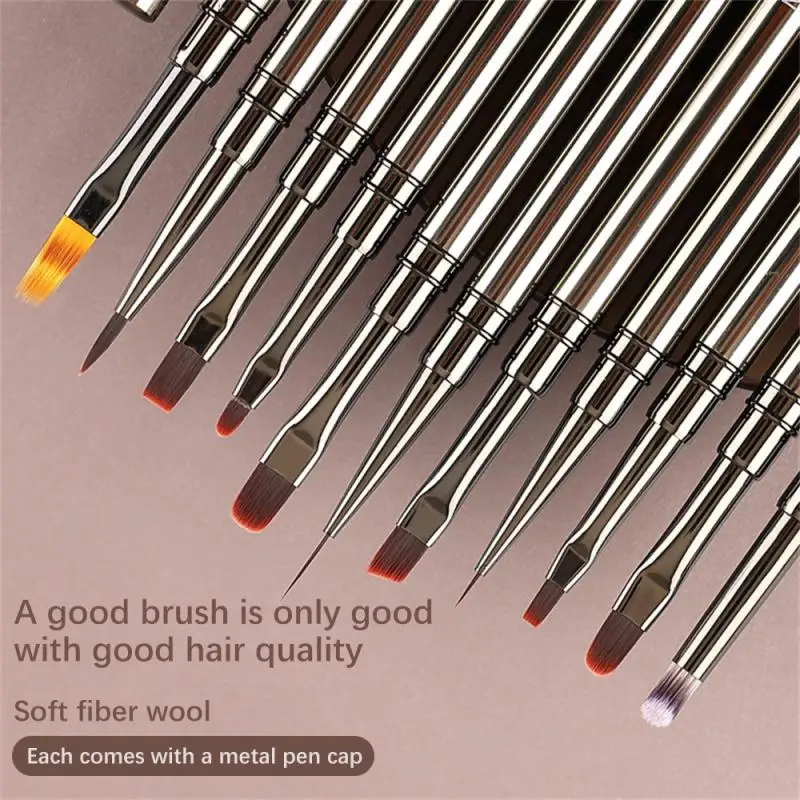 

Nail Art Liner Brush Stripe Pattern Painting Brush Acrylic UV Gel Extension Drawing Carving Pen Manicure Tool Nail Brush