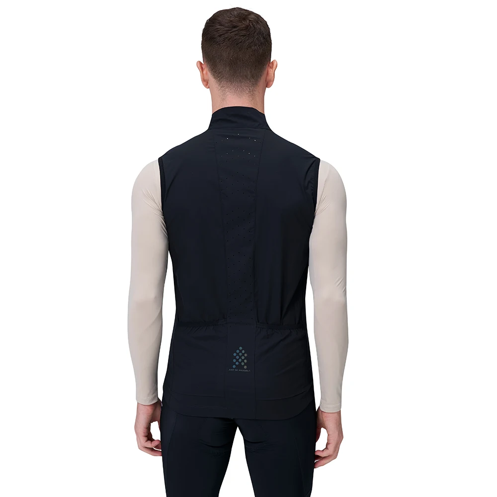 HISERWA Men Cycling Vest Sleeveless Pro MTB Road Bike Jersey Lightweight Windproof Waterproof Bicycle Vest Chaleco Ciclismo 3