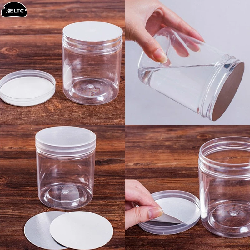 Seal Cap Lining 200Pcs Tamper Resistant PET Electromagnetic Aluminum Foil Induction Gasket for Cosmetic Jar Bottle Pot 20mm-82mm jar seal cap lining