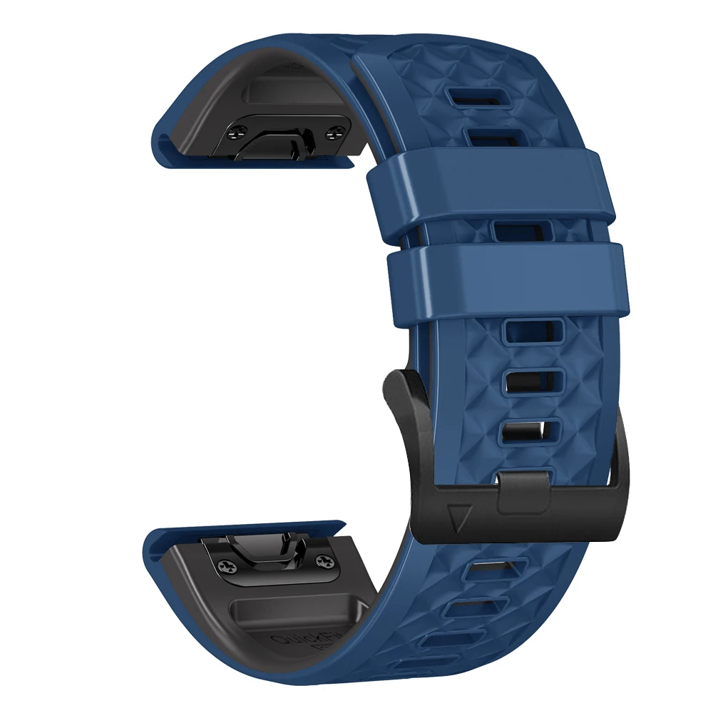 Versatile Silicone QuickFit Watchband, 22-26mm, Universal Fit