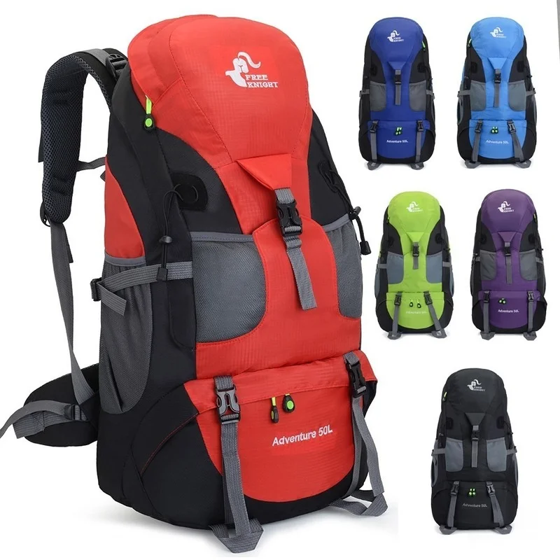 SKYSPER 50L Mochilas de Senderismo Gran Capacidad Mochilas de Marcha  Macutos para Hombre Mujer Impermeable con Cubierta para Lluvia para Viaje  Camping Acampada Trekking Aventura Montañismo : : Deportes y aire  libre