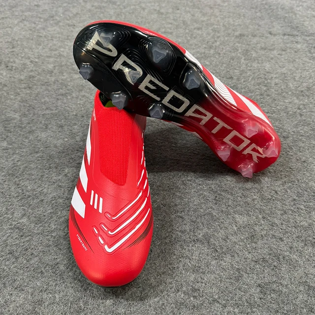 Botas de fútbol originales para hombre, zapatillas de fútbol ultraligeras antideslizantes con tachuelas para entrenamiento de interior de césped de la sociedad 4