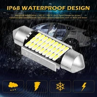 2/10pcs 31mm 36mm 39mm 41mm Automotive Super Bright LED Bulb C5W C10W Car License Plate Light Auto Interior Reading Dome Lamp 2
