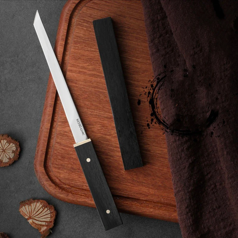 Kitchen Knife M390 Stainless Steel Sharp Fruit Barbecue Meat Steak Pocket Utility kitchen knife,meat cleaver