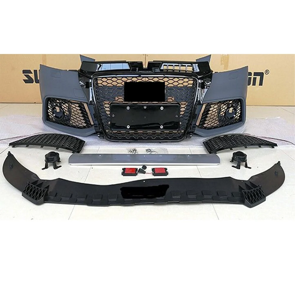 

High Quality Car Body Kit Front Bumper with Honeycomb Grille for Audi A3 RS3 2009 2010 2011 2012 2013