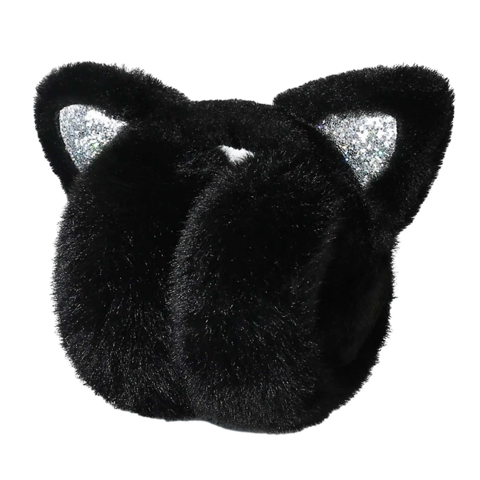 Winter Ear Muffs Women Polyester Foldable Comfortable Premium Earmuffs Ear Warmers for Outdoor Cycling Traveling Skiing Skating