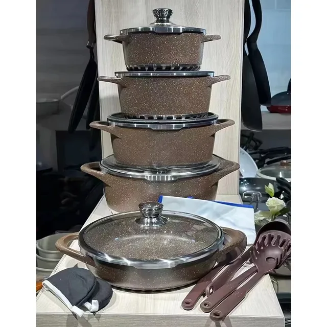 17-Piece Granite Non-Stick Cookware Set 2