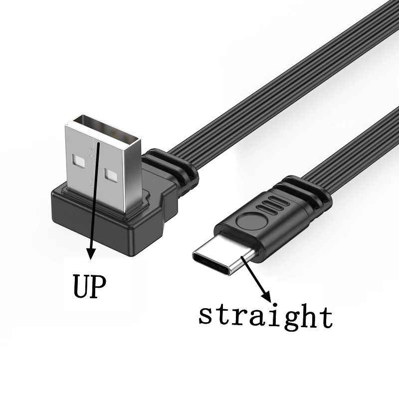 ตัวเลือกสินค้า สายชาร์จ USB Type-C ยืดหยุ่น 10-100 ซม. งอ 90 องศา ใช้งานได้หลากหลาย