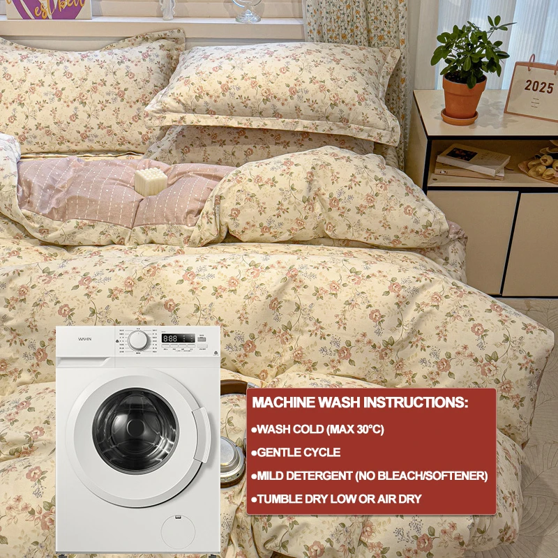 Cotton Luxury Floral Bedding Set 6