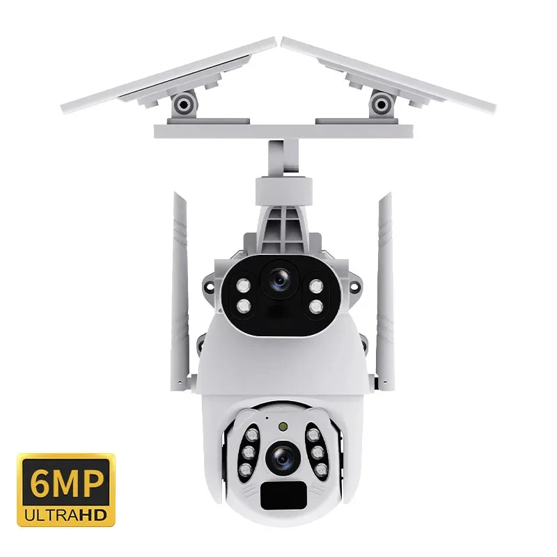 6MP-Dual-PTZ-Lens-UBOX-i-Cam-Full-Color-Solar-Power-IP-Dome-Camera-AI ...