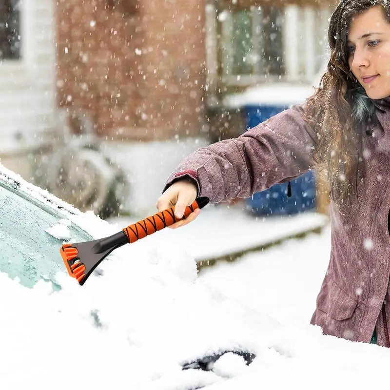 Car Snow Shovel Non-Slip Winter Ice Scraper Anti-Scratch Car Accessories Multifunctional Snow Scraper For Remove Frost
