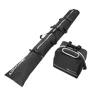 2 Pcs Ski Set Waterproof Ski Duffle Bag & Boot Tote Set Padded Snowboard And Boot Storage Bag for Travel Fit Skis Up to 200 cm 1