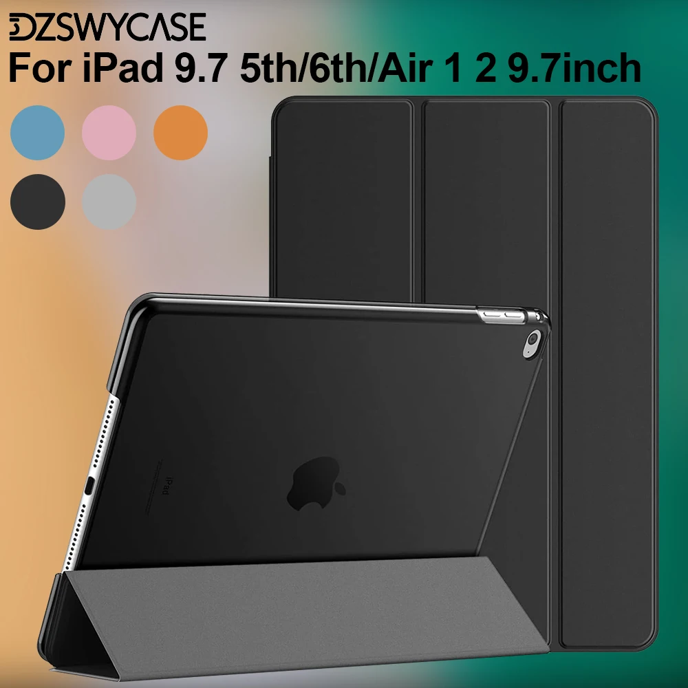 Universal 9.7-Inch Tablet Case with Trifold Stand, Translucent Back, and Auto Sleep/Wake Function